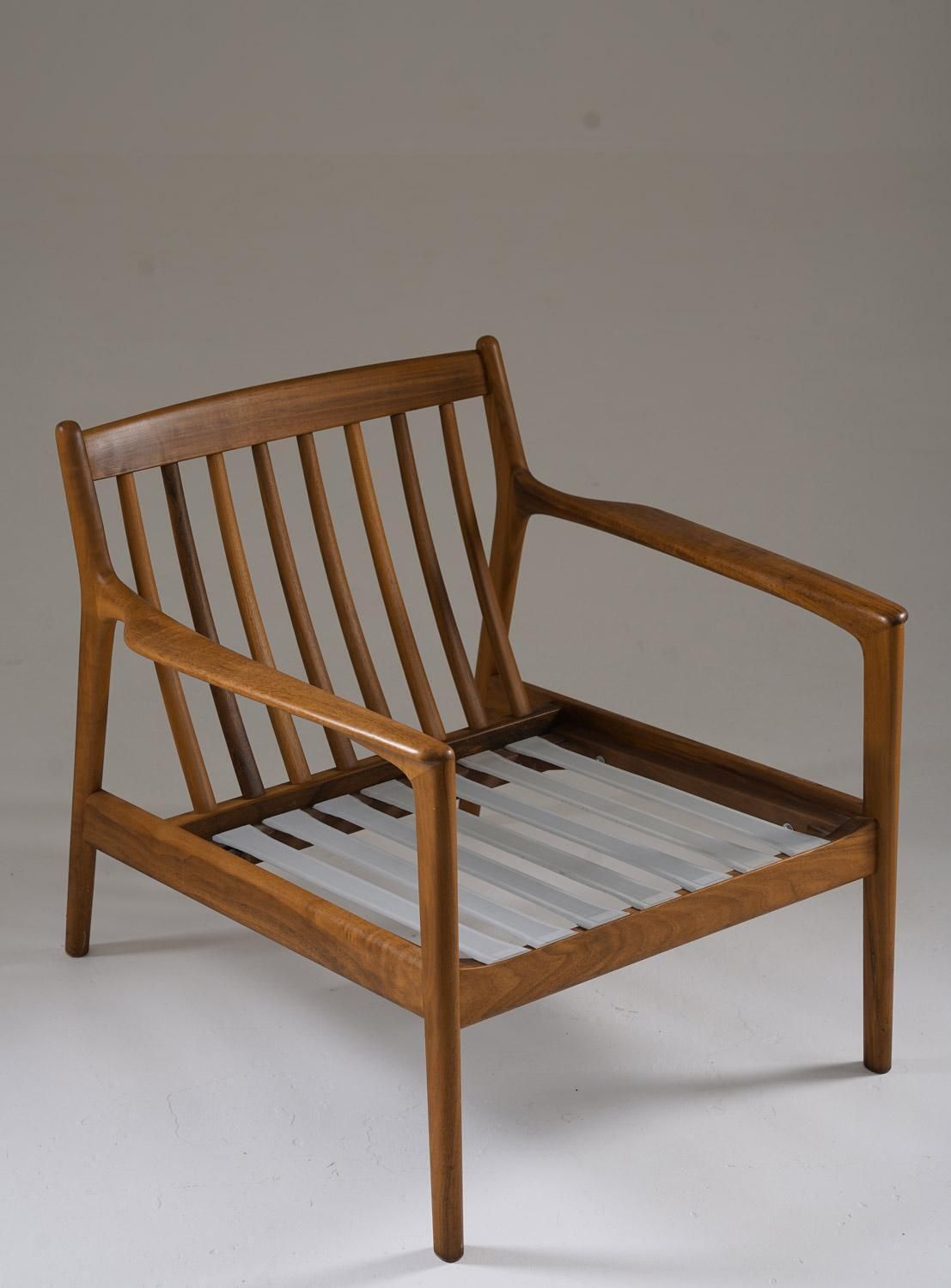 Furniture Scandinavian Midcentury Lounge Chairs Model "USA 75" By Bertil Fridhagen photo
