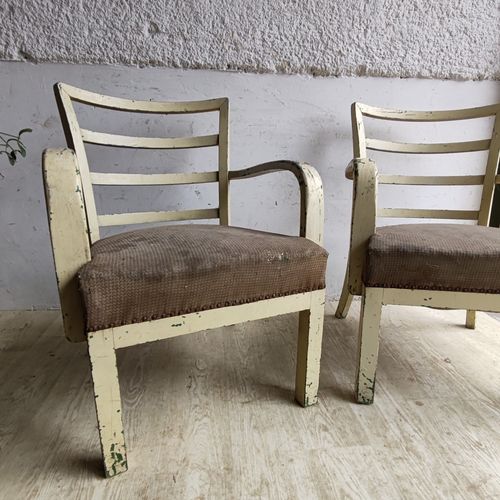 Vintage 1920s Antique Bentwood Conservatory Chairs Set Of 2 Austrian photo for sale