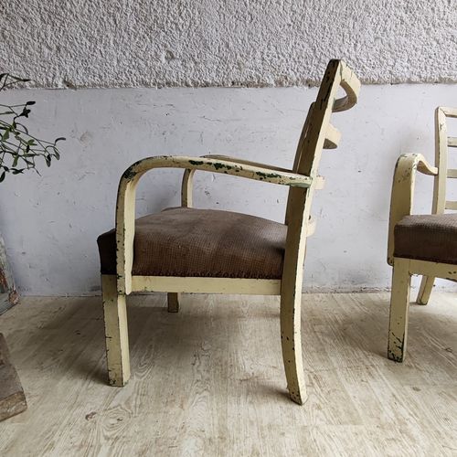 photo for sale Vintage 1920s Antique Bentwood Conservatory Chairs Set Of 2 Austrian