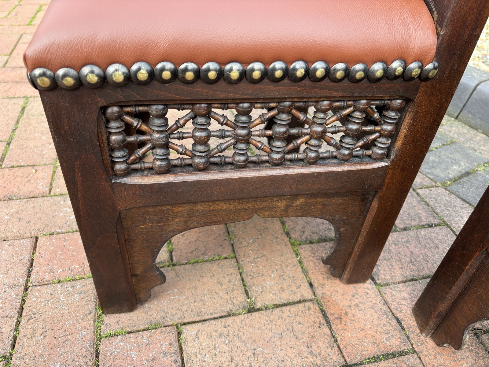 Pair Of Liberty Arts & Crafts Moorish Chairs C1890 photo furniture