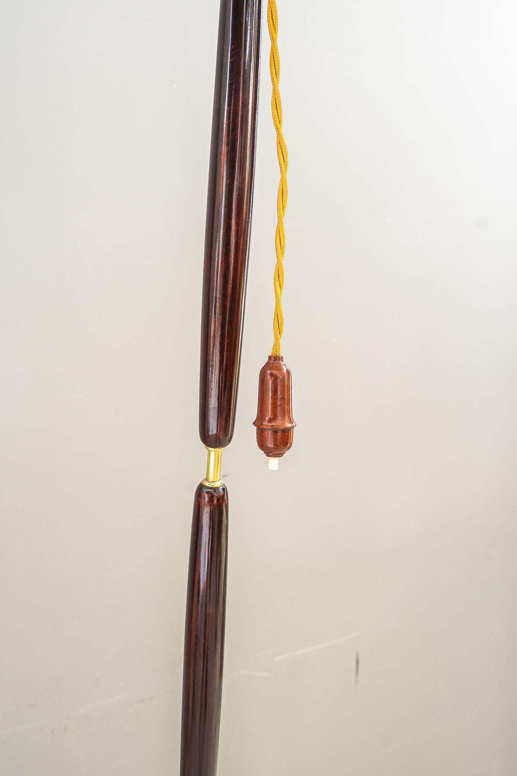 Rupert Nikoll Floor Lamp With Fabric Shade Vienna Around 1950s photo Lighting