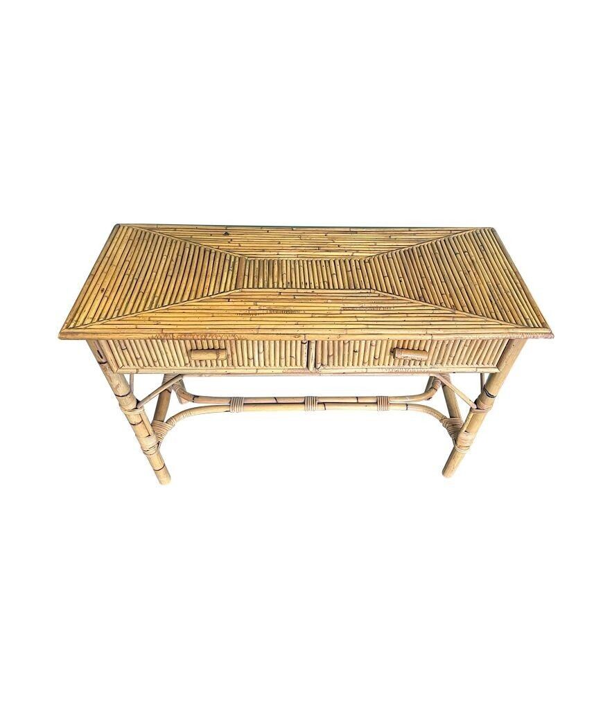 An Italian 1970s Bamboo Dressing Table By Vivai Del Sud photo Furniture