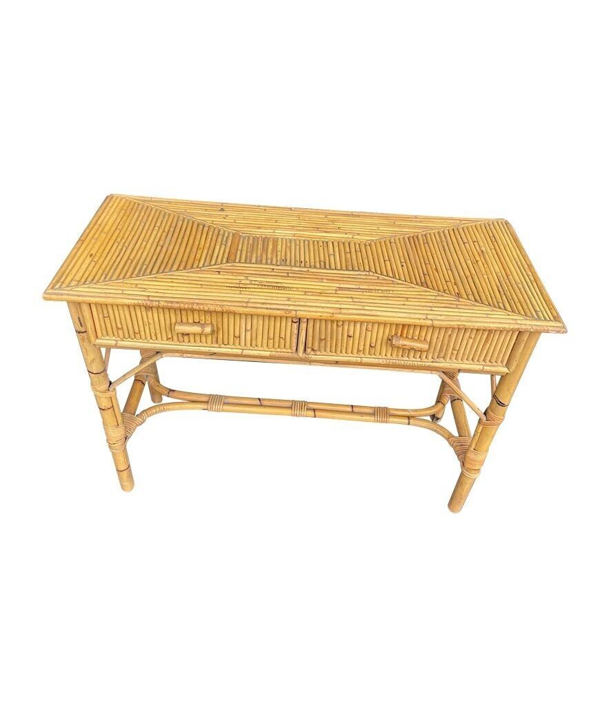 An Italian 1970s Bamboo Dressing Table By Vivai Del Sud photo 1550.0