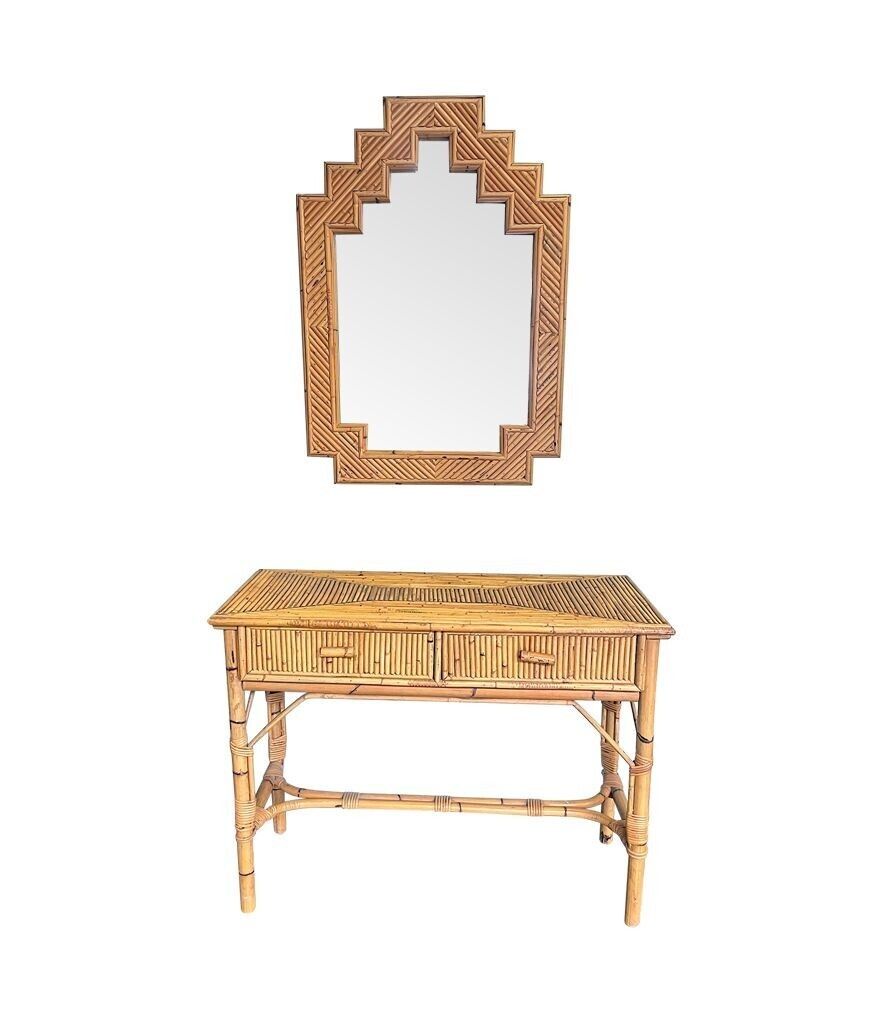 photo furniture An Italian 1970s Bamboo Dressing Table By Vivai Del Sud