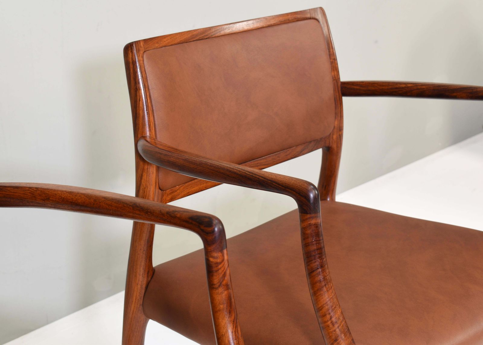photo vintage Pair Of Niels O. Møller Model 65 Dining Chairs   Denmark, 1968