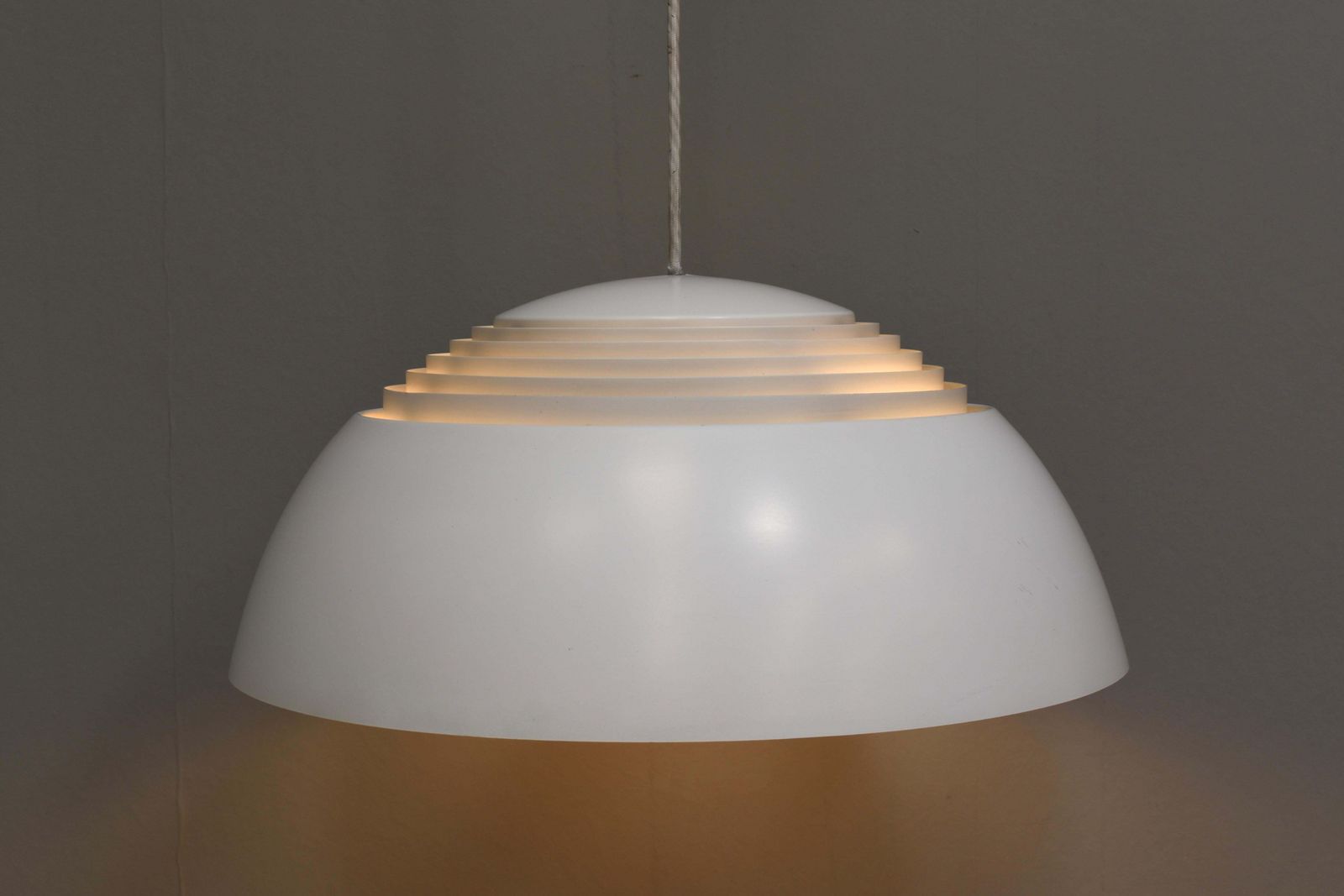 Aj Royal Pendant Lamp By Arne Jacobsen For Louis Poulsen, Denmark   1957 photo vintage