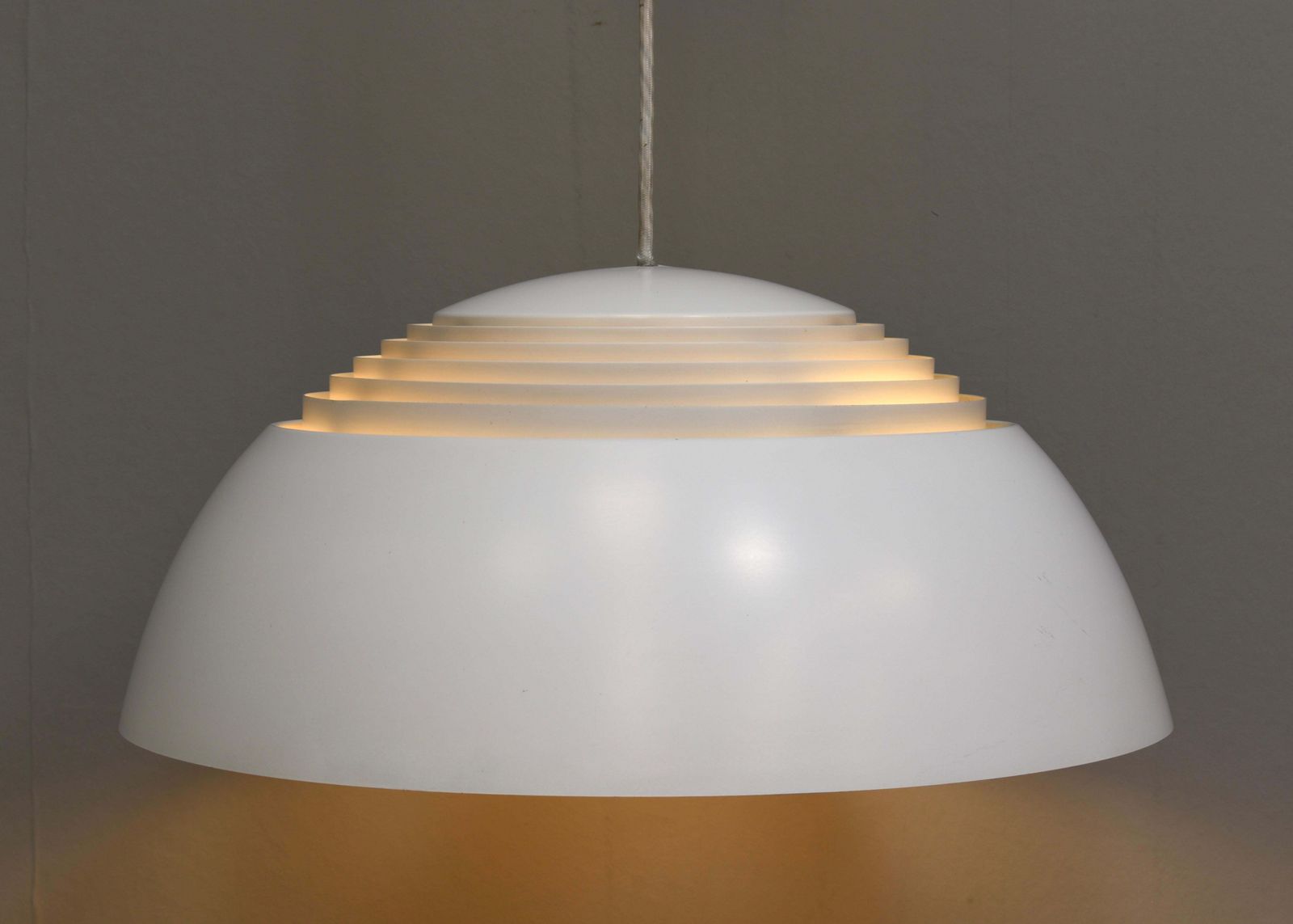 Lighting Aj Royal Pendant Lamp By Arne Jacobsen For Louis Poulsen, Denmark   1957 photo