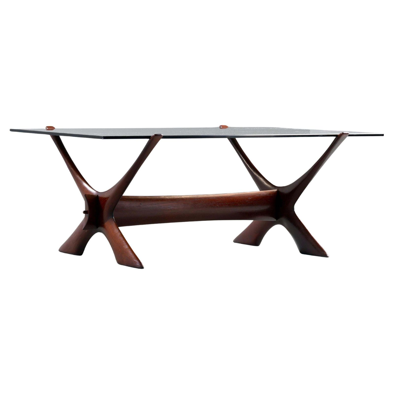 'Condor' Coffee Table By Fredrik Schriever Abeln For Orbro Glass, Sweden, 1960's