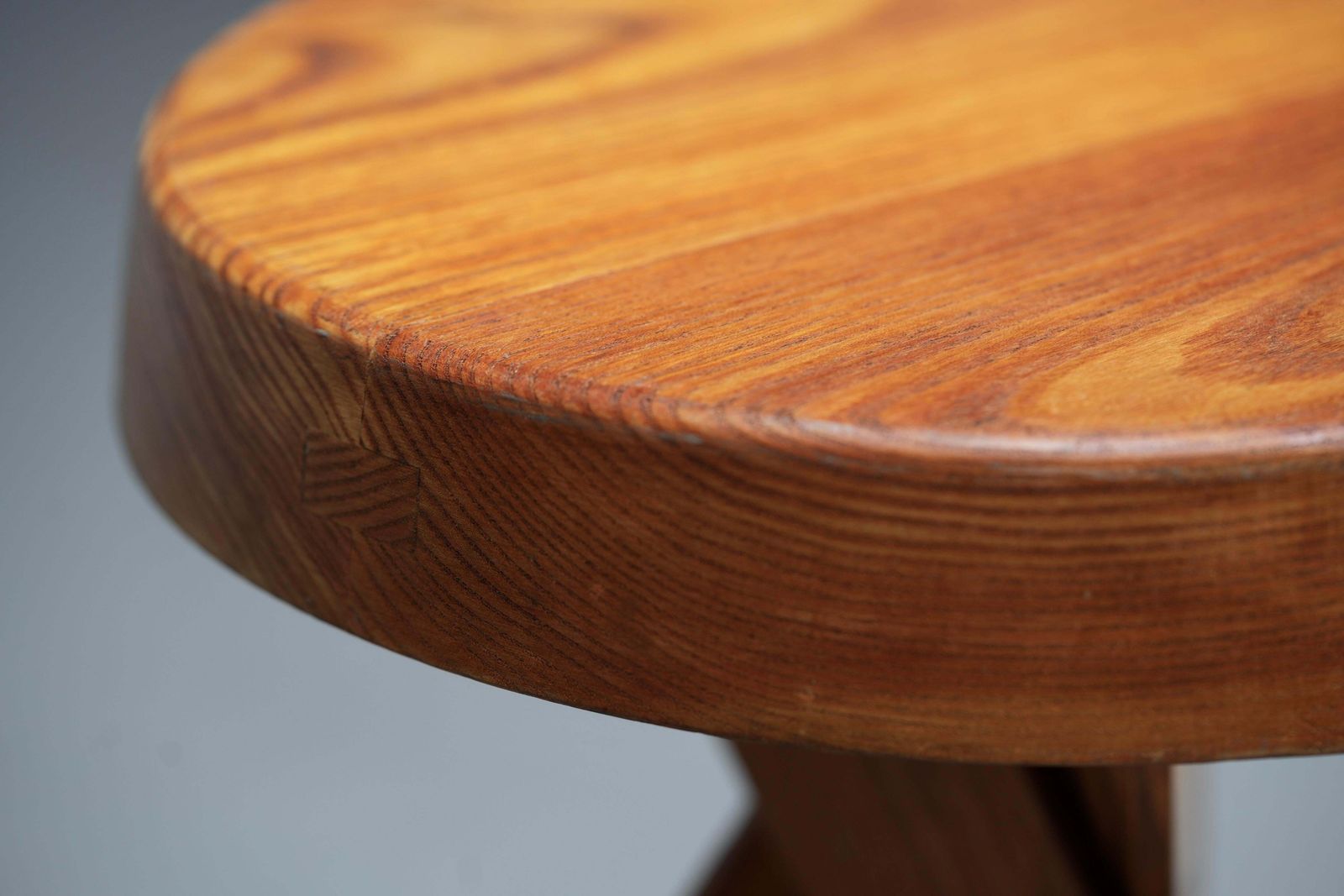 Stool S13a Old Version By Pierre Chapo In Elm, France, 1970's photo buy