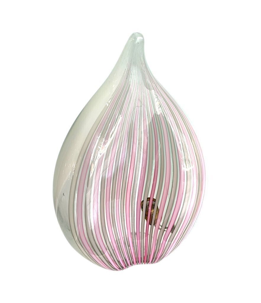Lighting A Rare Murano Glass Tear Drop Shaped, Sculptural Lamp By Glass "Maestro" Lino Tagliapietra For La Murrina photo