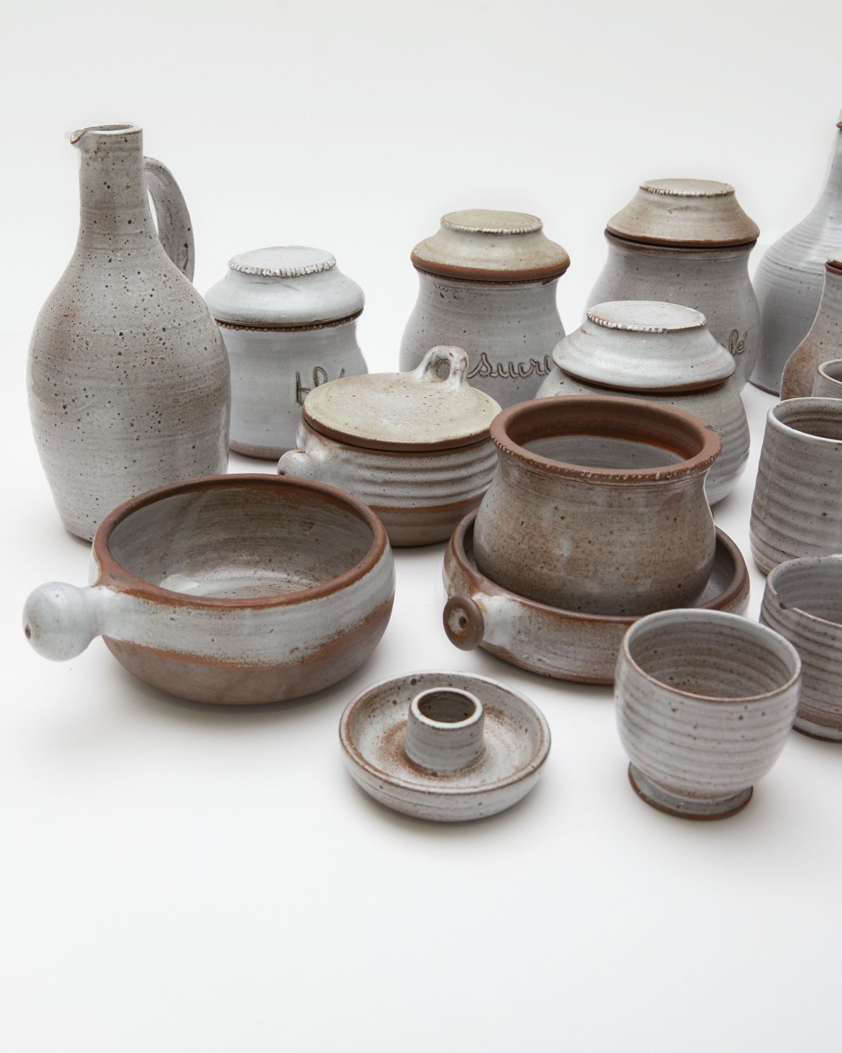 Ceramic Set By Jeanne And Norbert Pierlot France, 1960s  photo furniture