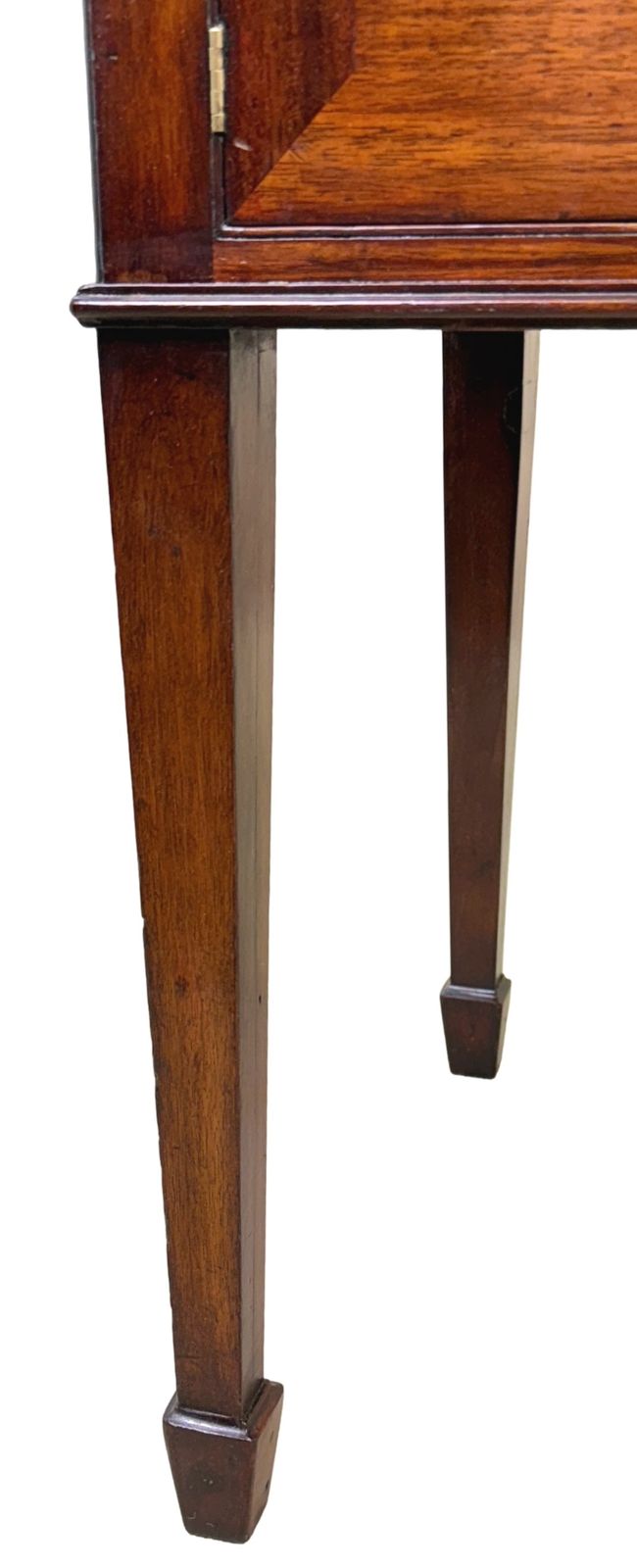 Furniture 18th Century Georgian Mahogany Bedside Night Table (England, Circa 1770) photo