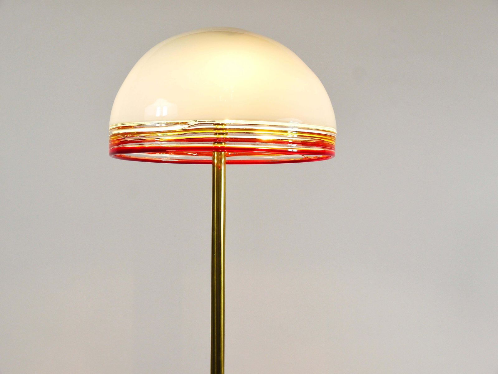 Roberto Pamio Febo Floor Lamp In Marble, Brass & Murano Glass By Leucos Italy photo buy