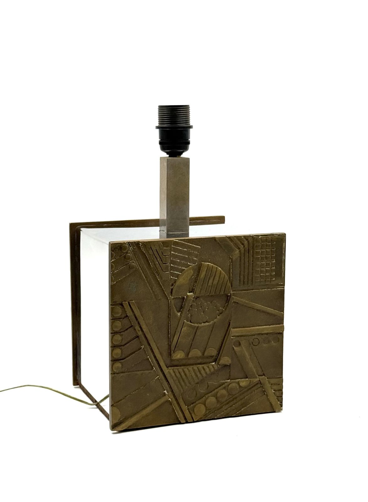 Luciano Frigerio, Hollywood Regency Table Lamp Base, Italy 1970 photo Lighting