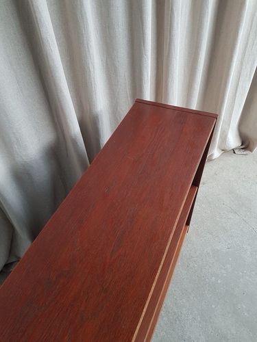 photo vinterior Vtg Mid Century Danish Freestanding Bookcase Scandi Design Retro R780