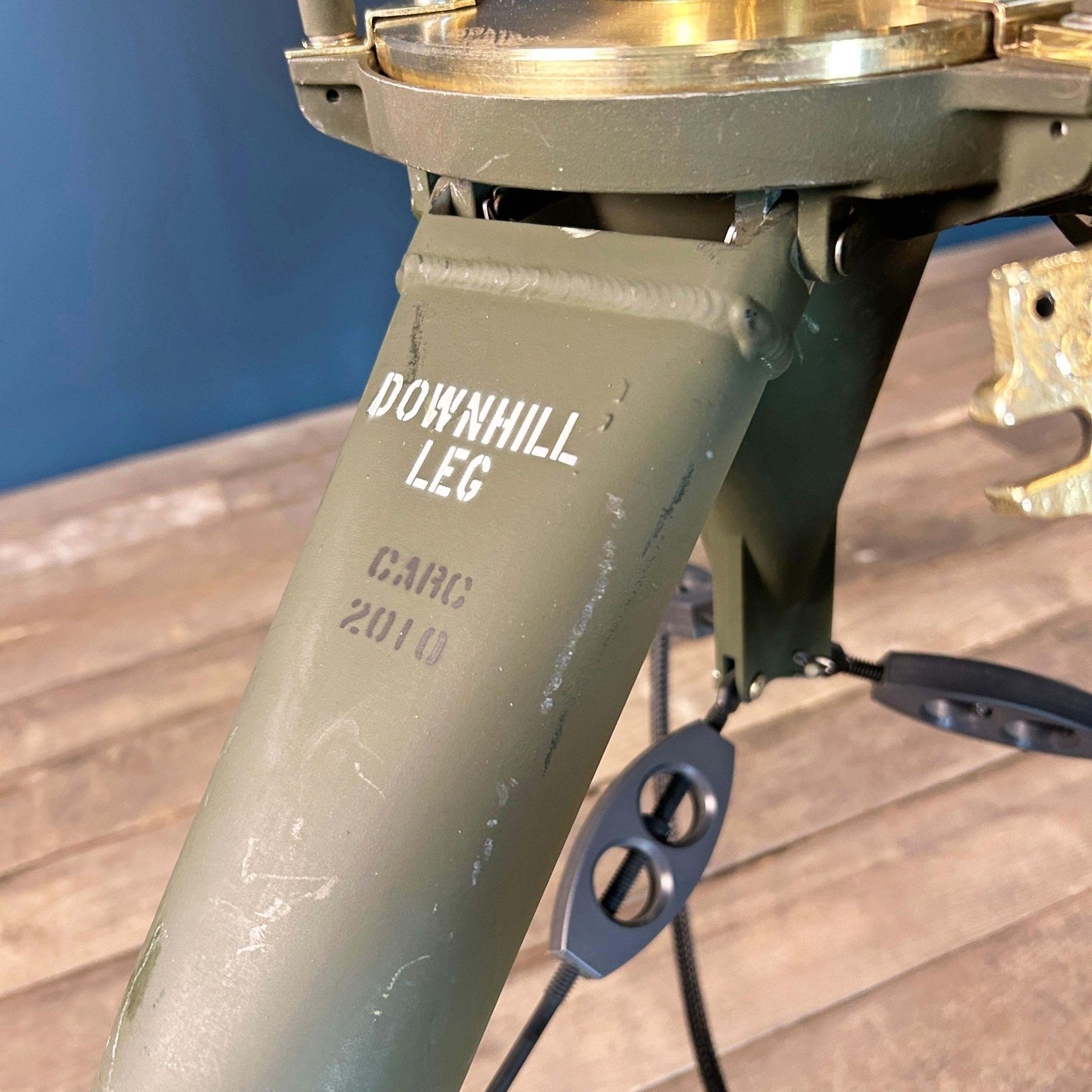 photo furniture Late Century Brass And Stainless Searchlight   Us Army Tripod And Marine Switch