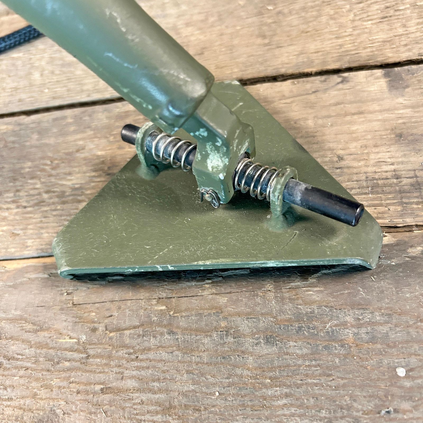 Lighting Late Century Brass And Stainless Searchlight   Us Army Tripod And Marine Switch photo