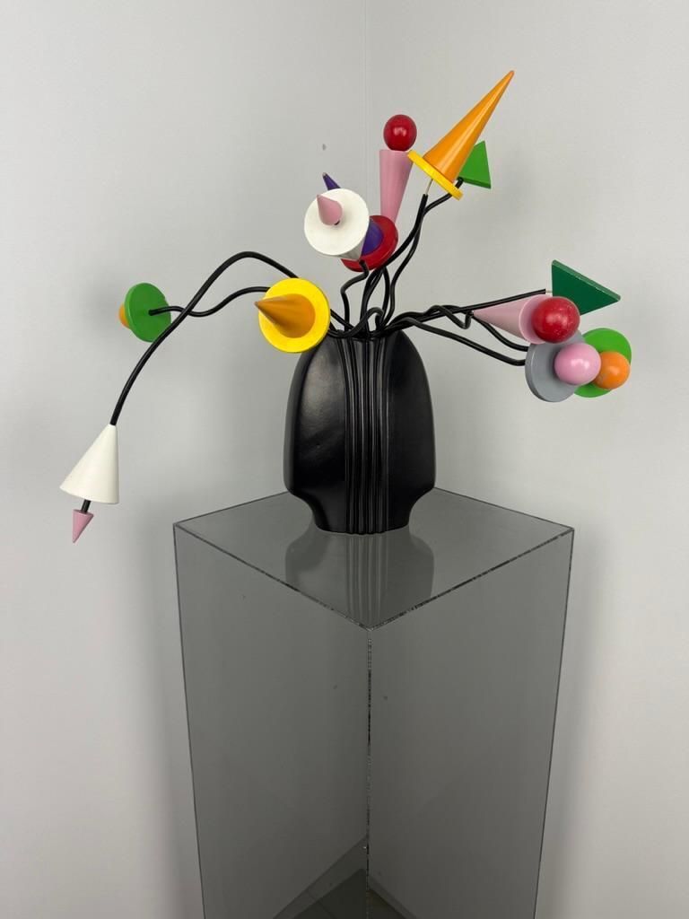 Memphis Style Flowers Bouquet Ettore Sottsass   Italy photo furniture