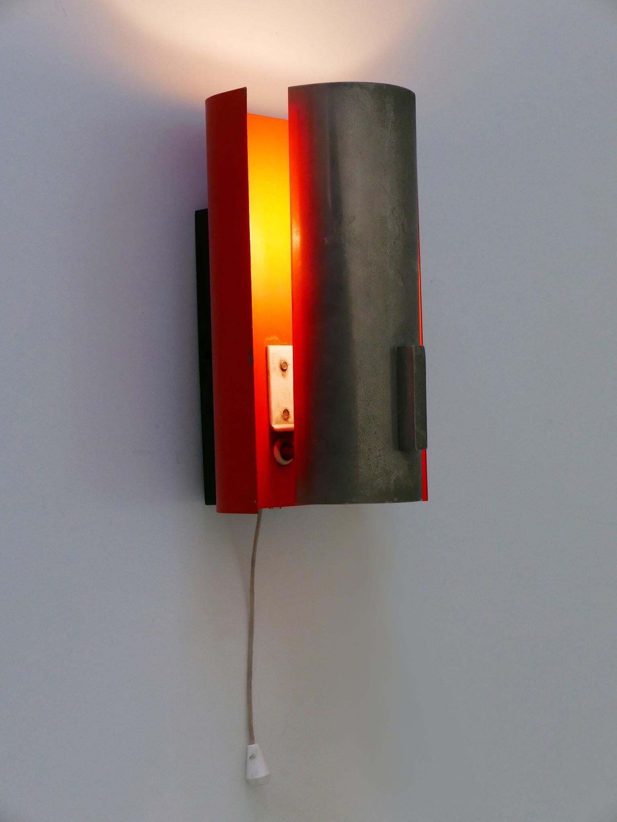 1288.0 Extremely Rare Mid Century Sconce Or Wall Lamp By Sölken Leuchten Germany 1960s photo