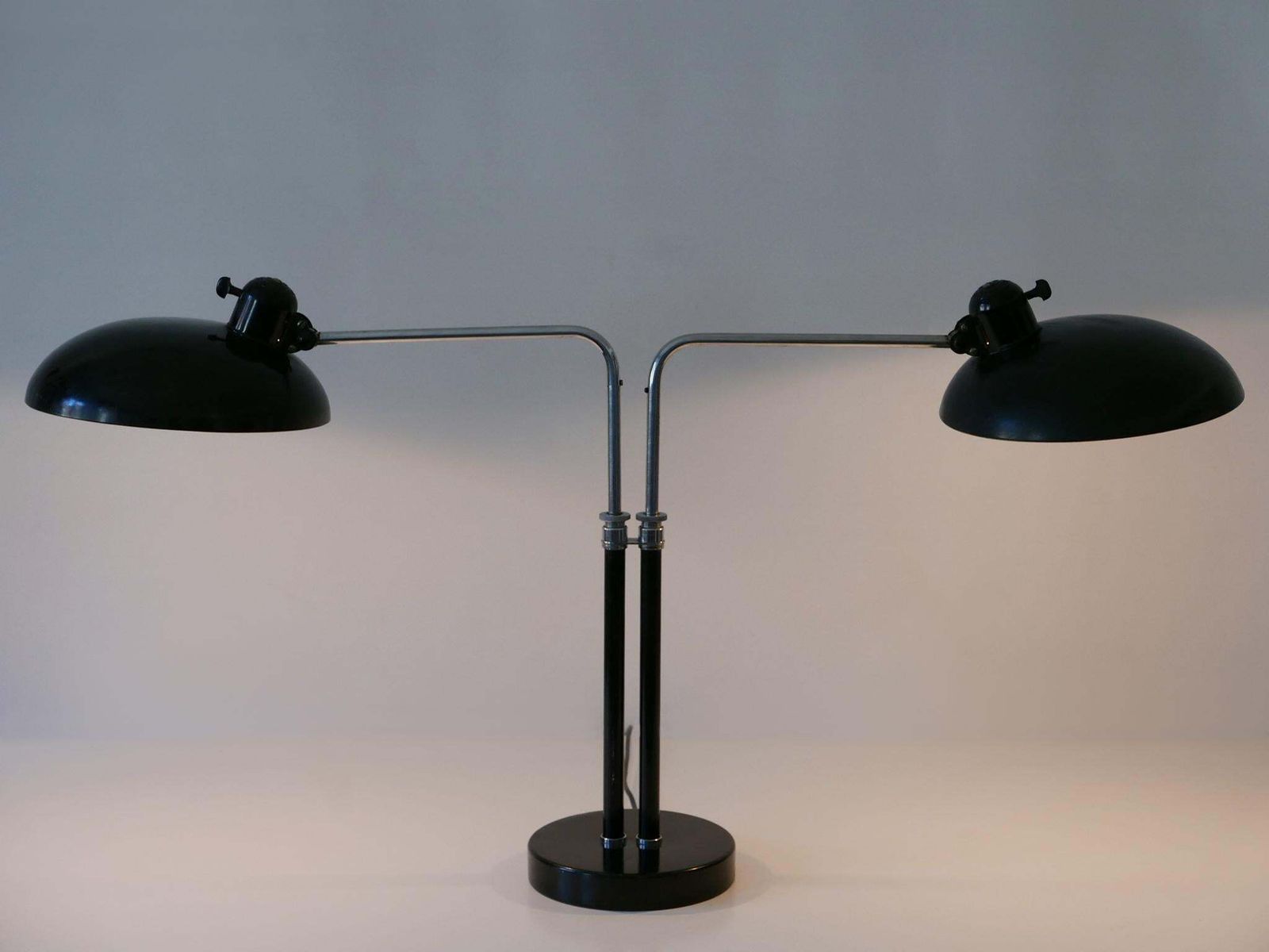 Lighting Rare Christian Dell Two Armed Bauhaus Desk Light 6660 For Kaiser Idell 1930s photo