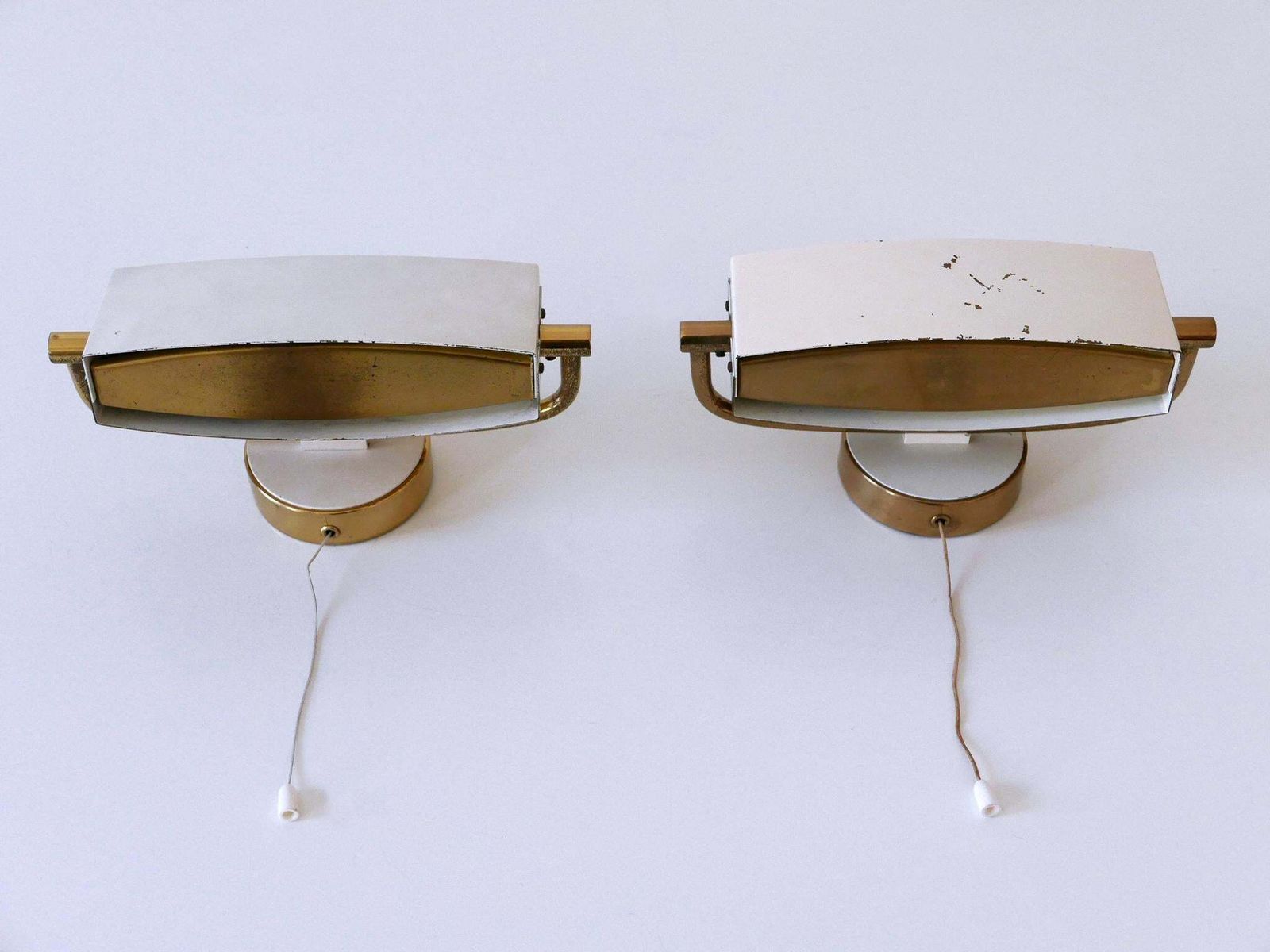 1374.0 Set Of Two Mid Century Wall Lights Or Sconces By Paul Neuhaus Germany 1950s photo