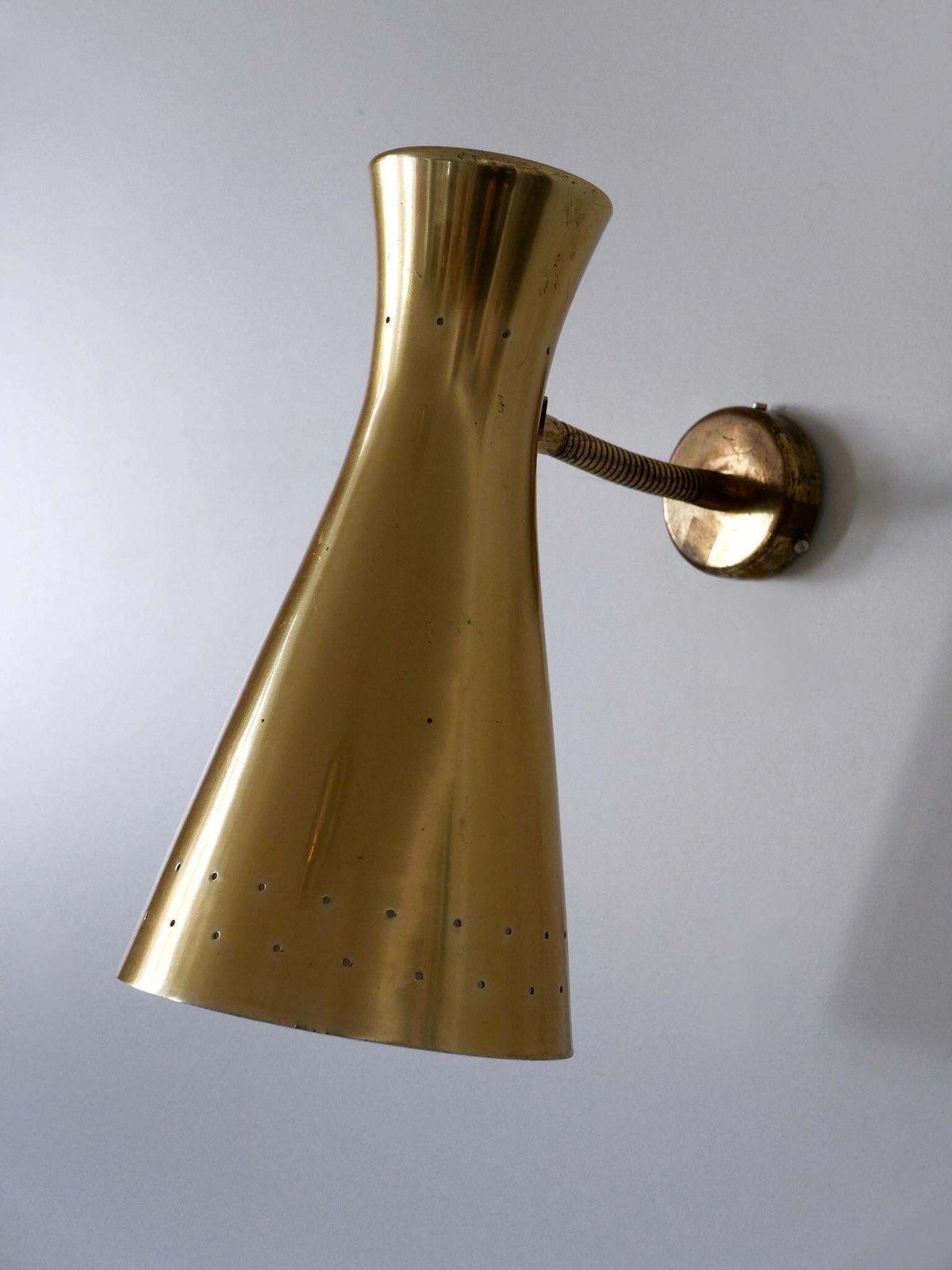 Lighting Lovely Mid Century Modern Diabolo Wall Lamp Or Sconce Germany 1950s photo