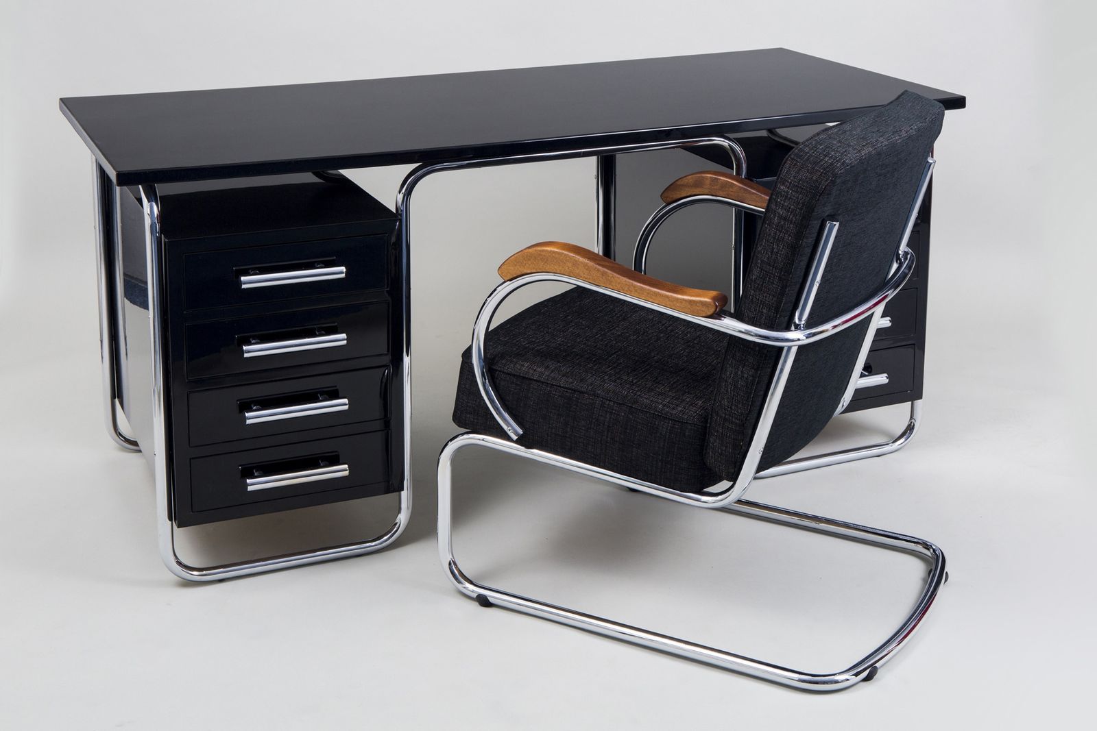 Restored Bauhaus Writing Desk, By Marcel Breuer For Thonet, Czech, 1930s photo buy