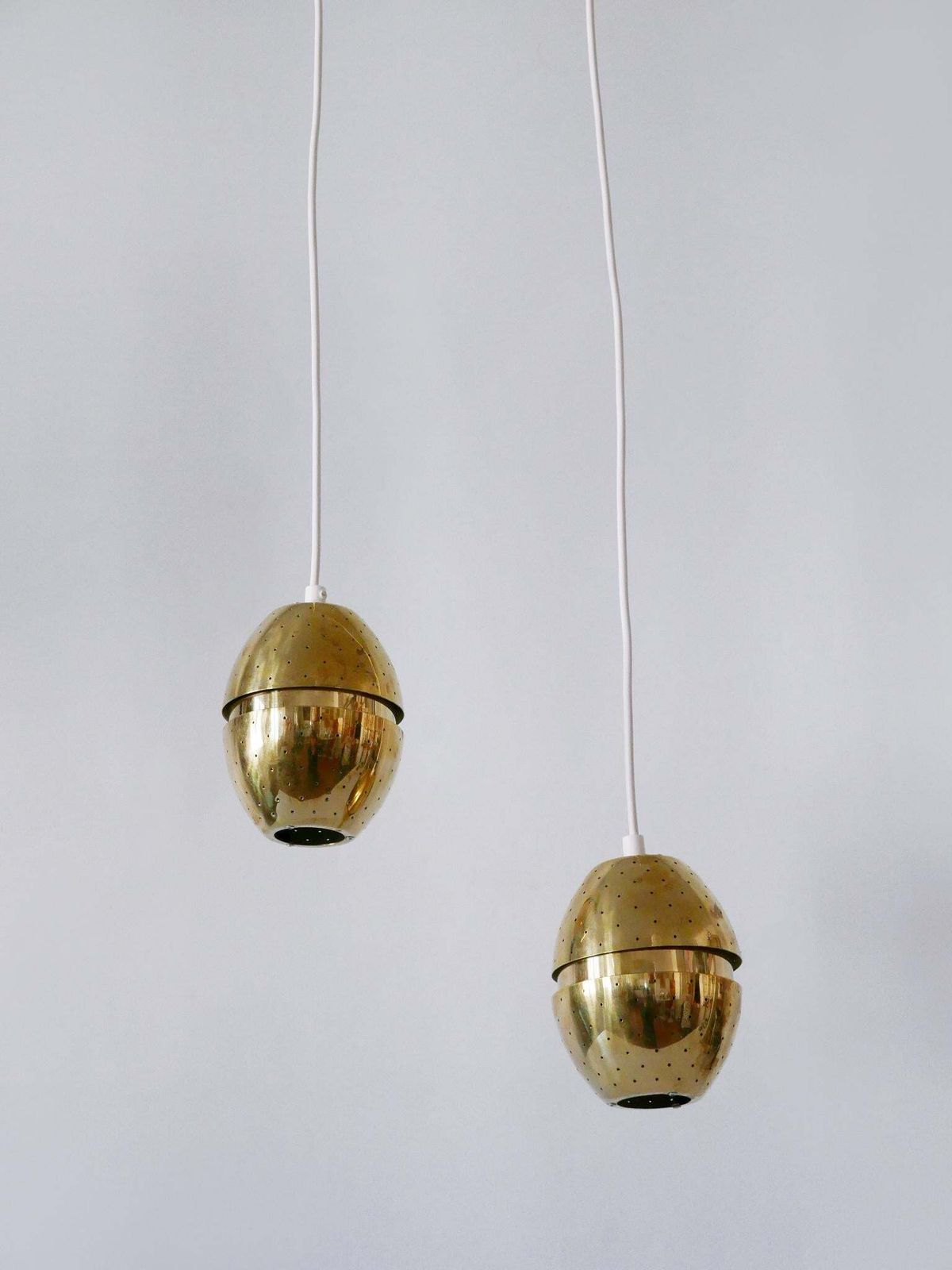 photo furniture Set Of Two 'Egg' Pendant Lamps By Hans Agne Jakobsson For Ab Markaryd, Sweden