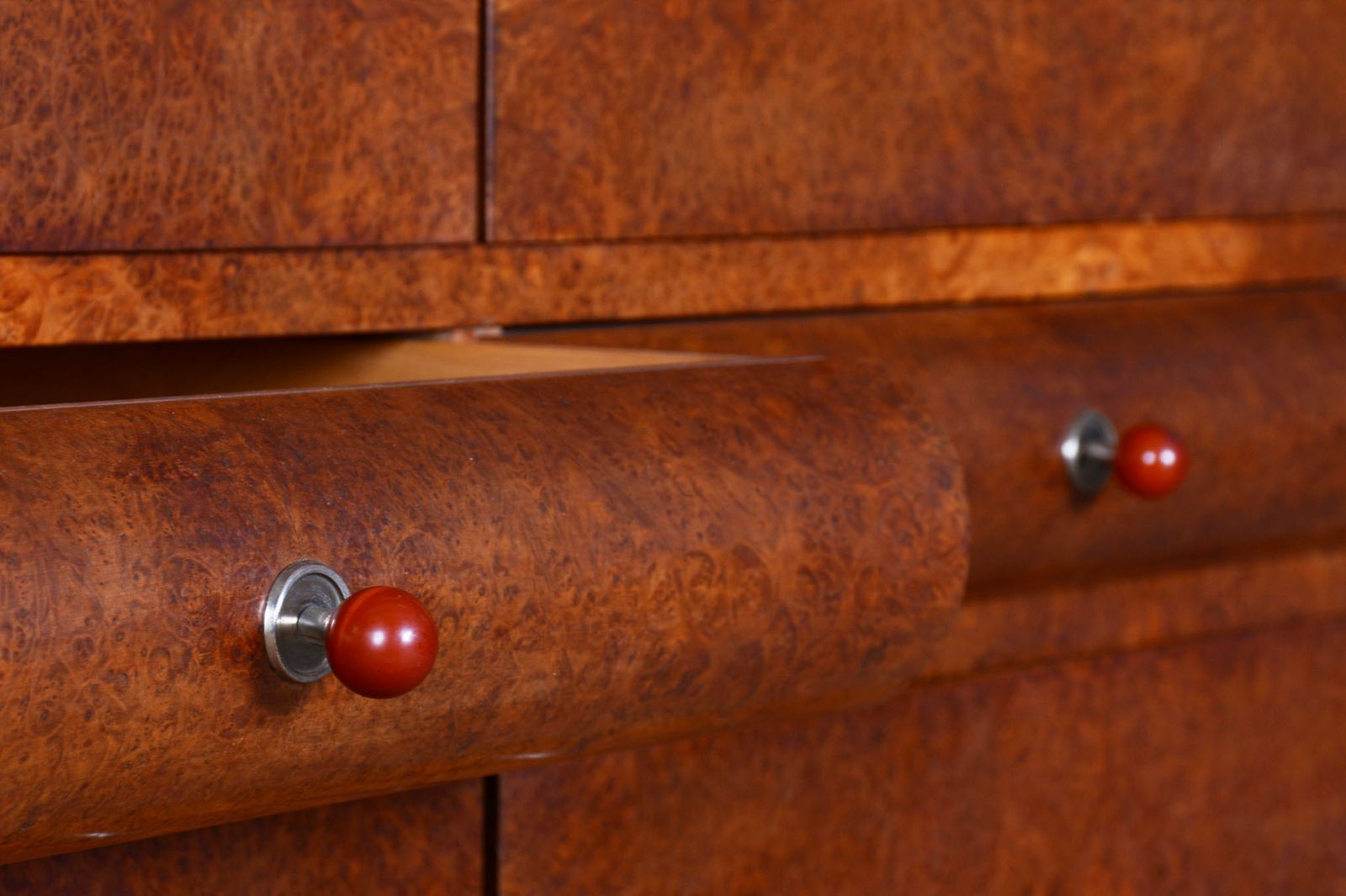 2150.0 Restored Art Deco Sideboard, By J. Halabala, Up Zavody, Mahogany, Czech, 1920s photo
