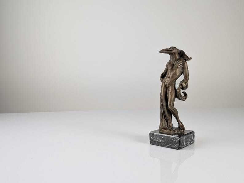 Bronze Sculpture "Birdman" By Salvador Dalí photo furniture
