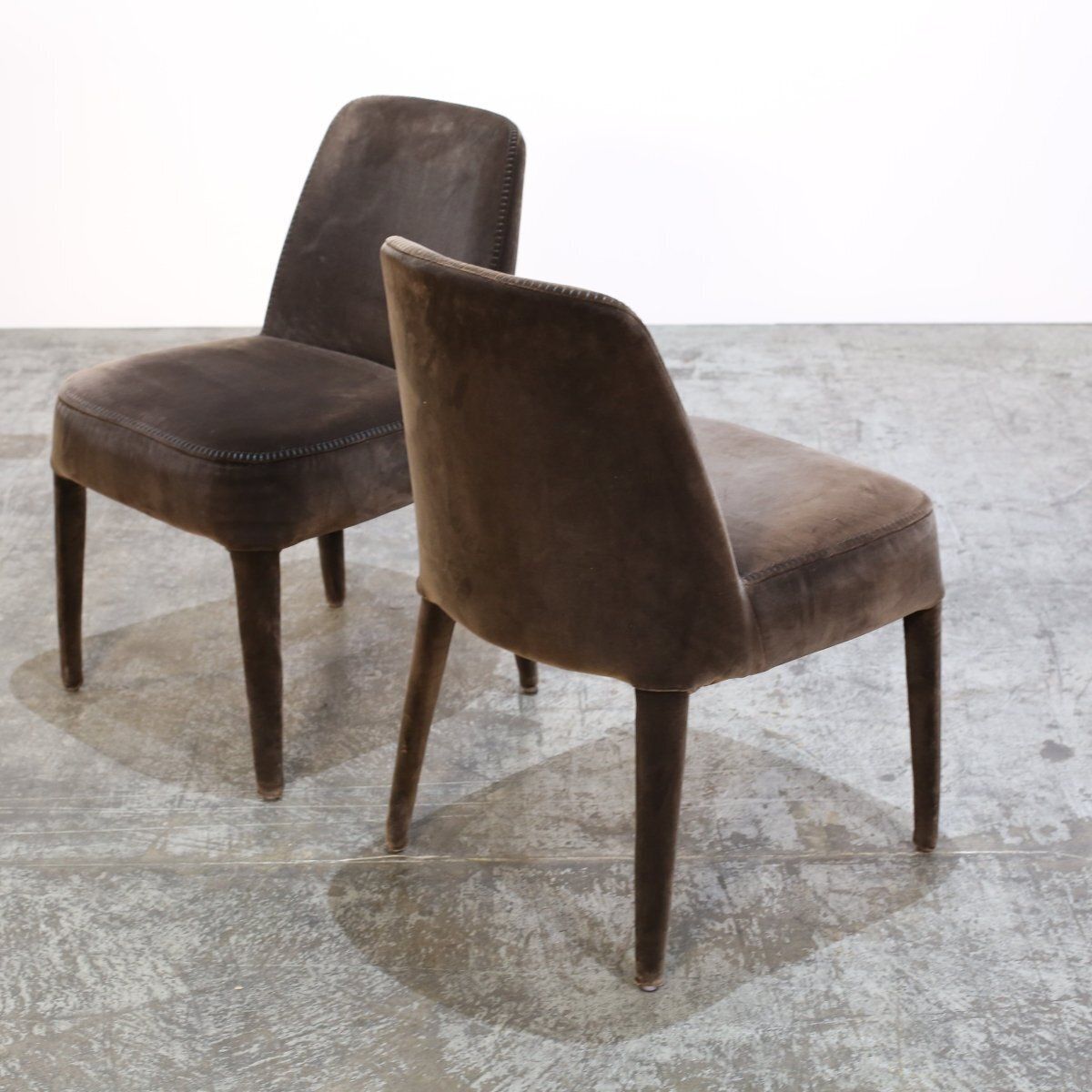 photo furniture Maxalto Black Febo Dining Chair By Antonio Citterio, Set Of Four