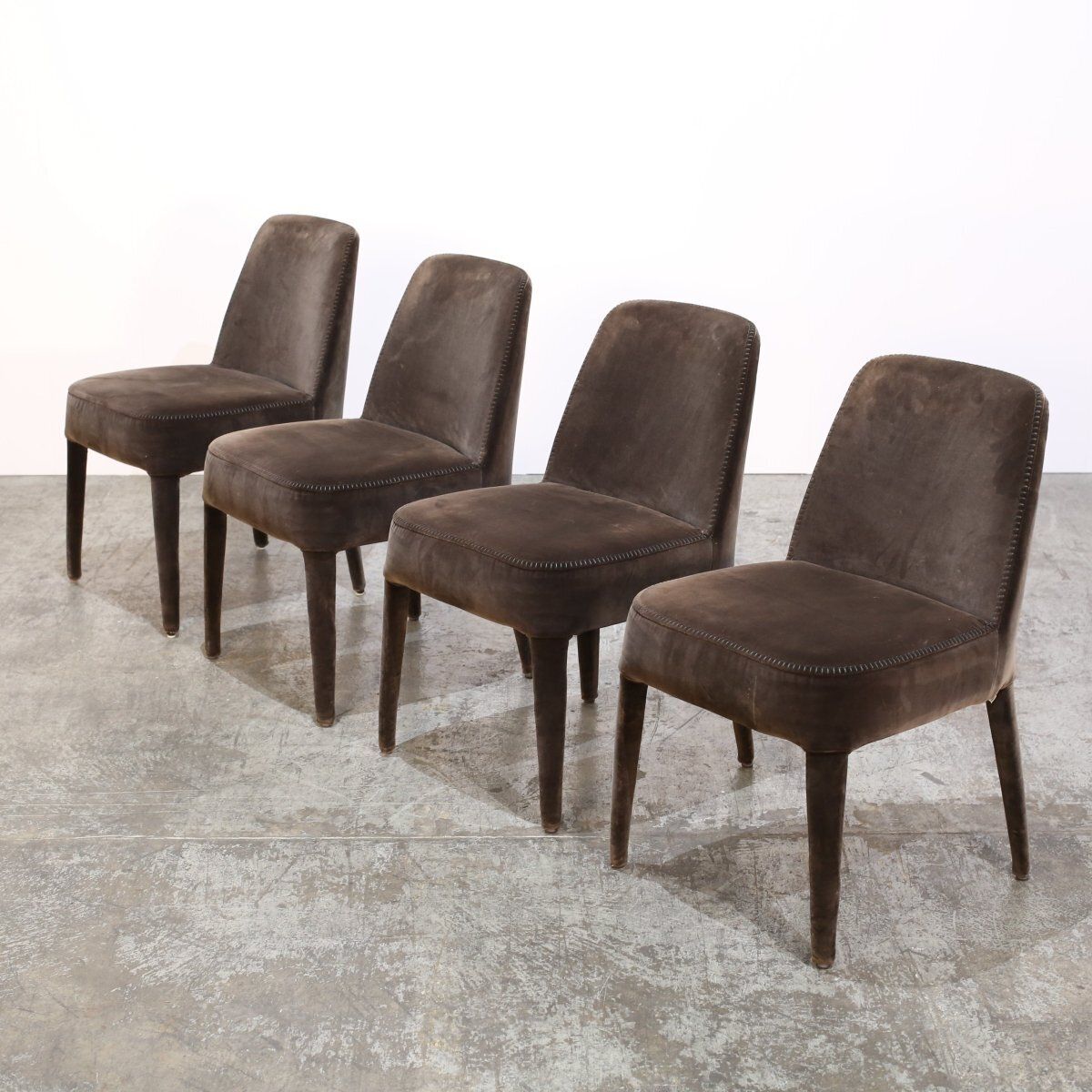 photo buy Maxalto Black Febo Dining Chair By Antonio Citterio, Set Of Four