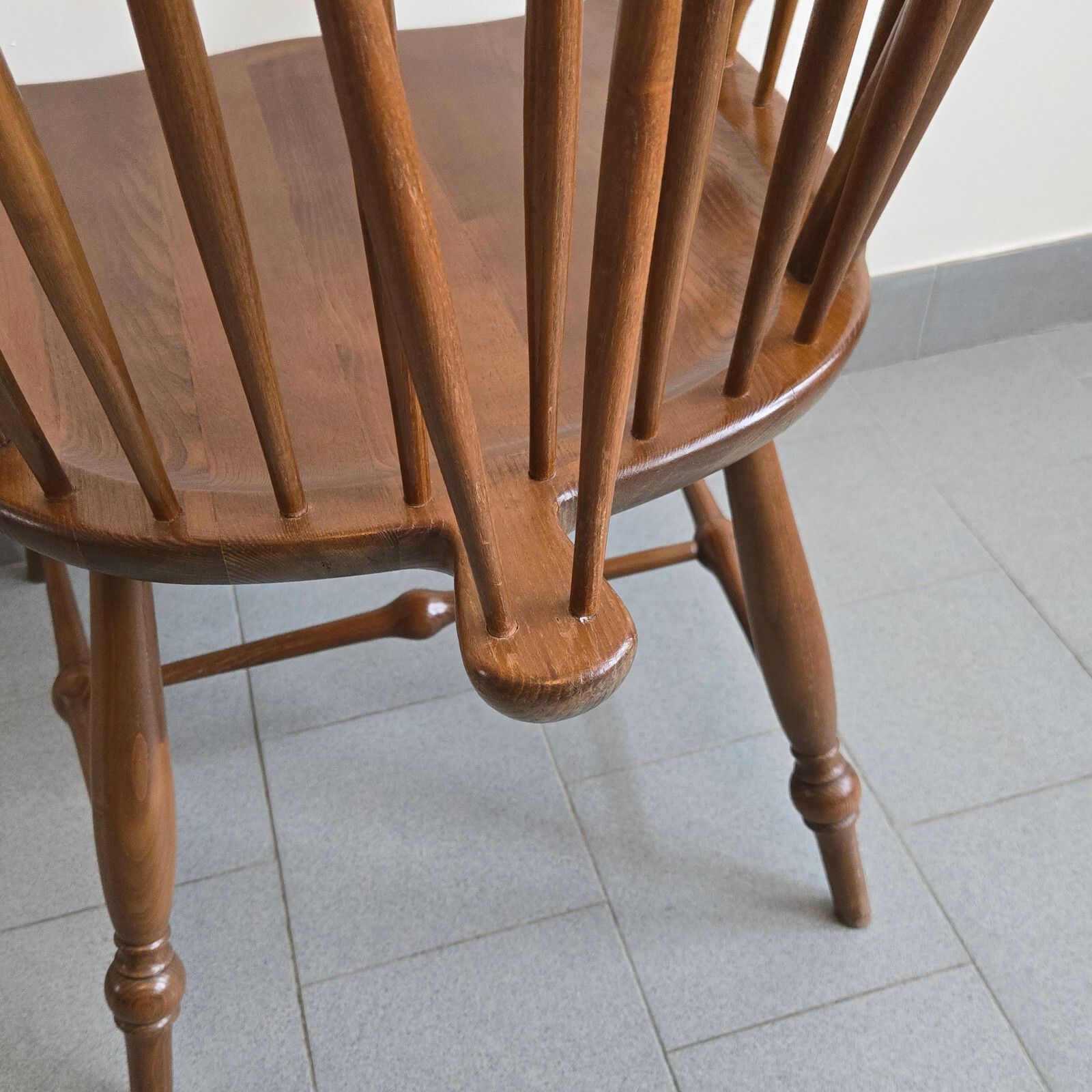 Vintage 1950 Style Windsor And Heter Varnish Armchair 50s Dlg Tapiovaara Ercol photo 623.0