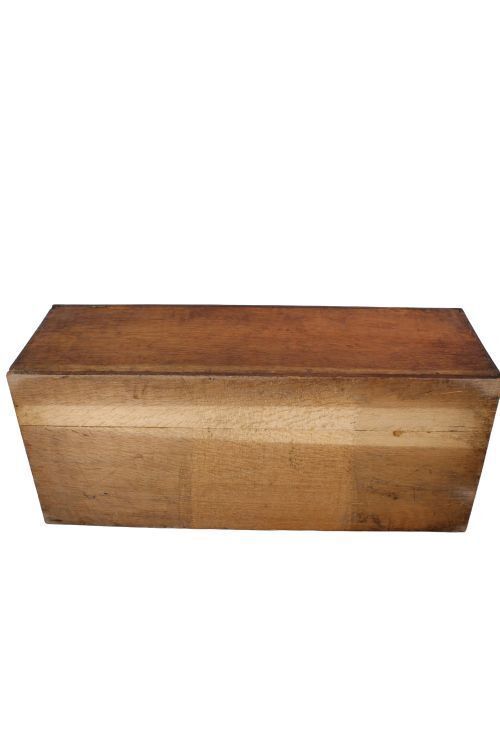 Furniture Oak Masonic Deed Chest, 1920s, Vintage photo
