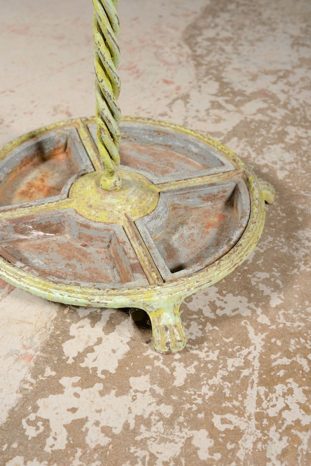 A Verdigris Wrought Iron Stick Umbrella Stand C 1900 photo 330.0