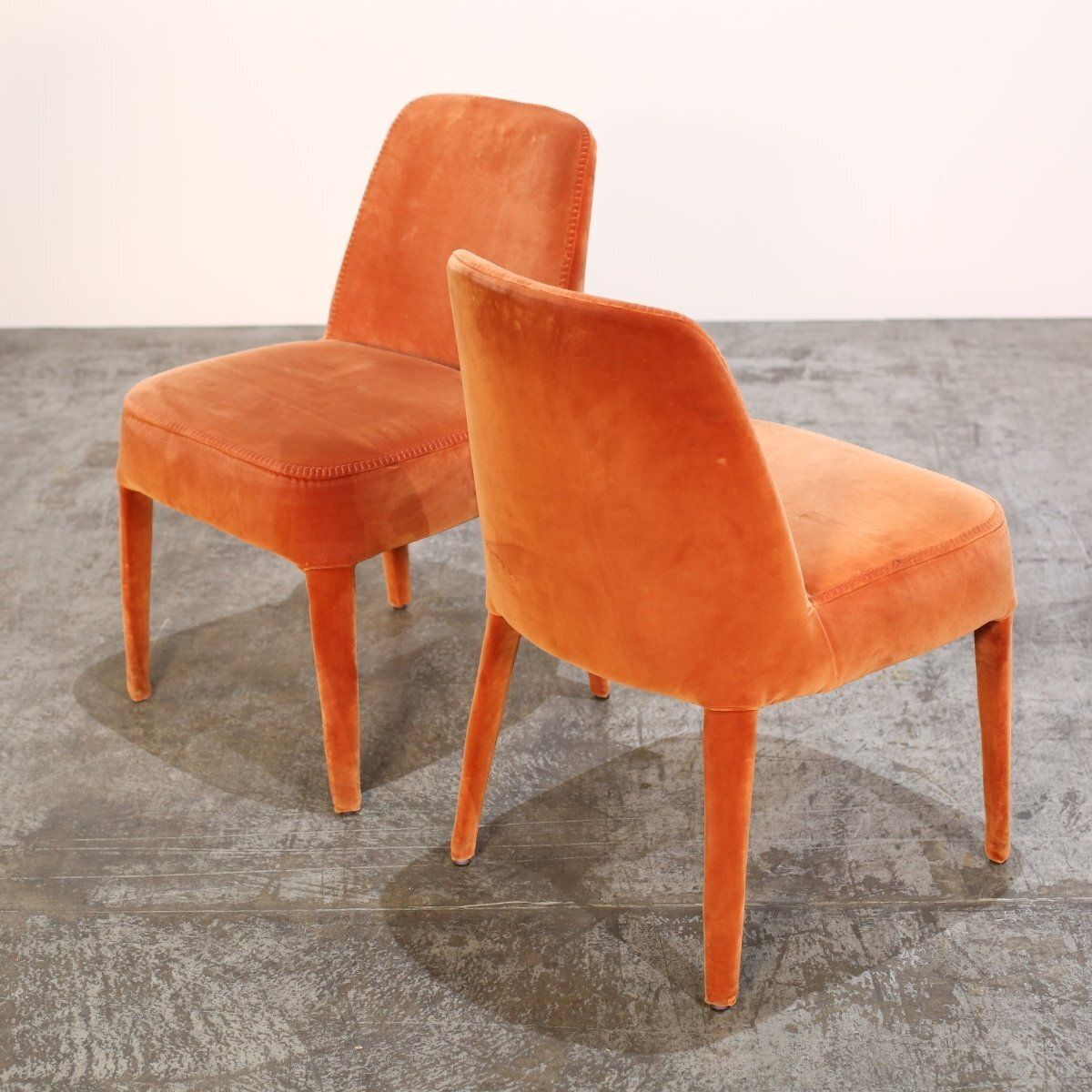 Maxalto Orange Febo Dining Chair By Antonio Citterio, Set Of Two photo buy