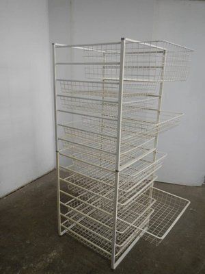 Display Stand With 13 Drawers From Elfa, 1970s photo furniture