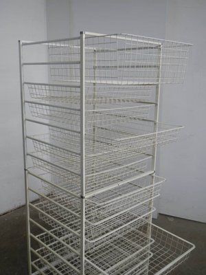 photo furniture Display Stand With 13 Drawers From Elfa, 1970s