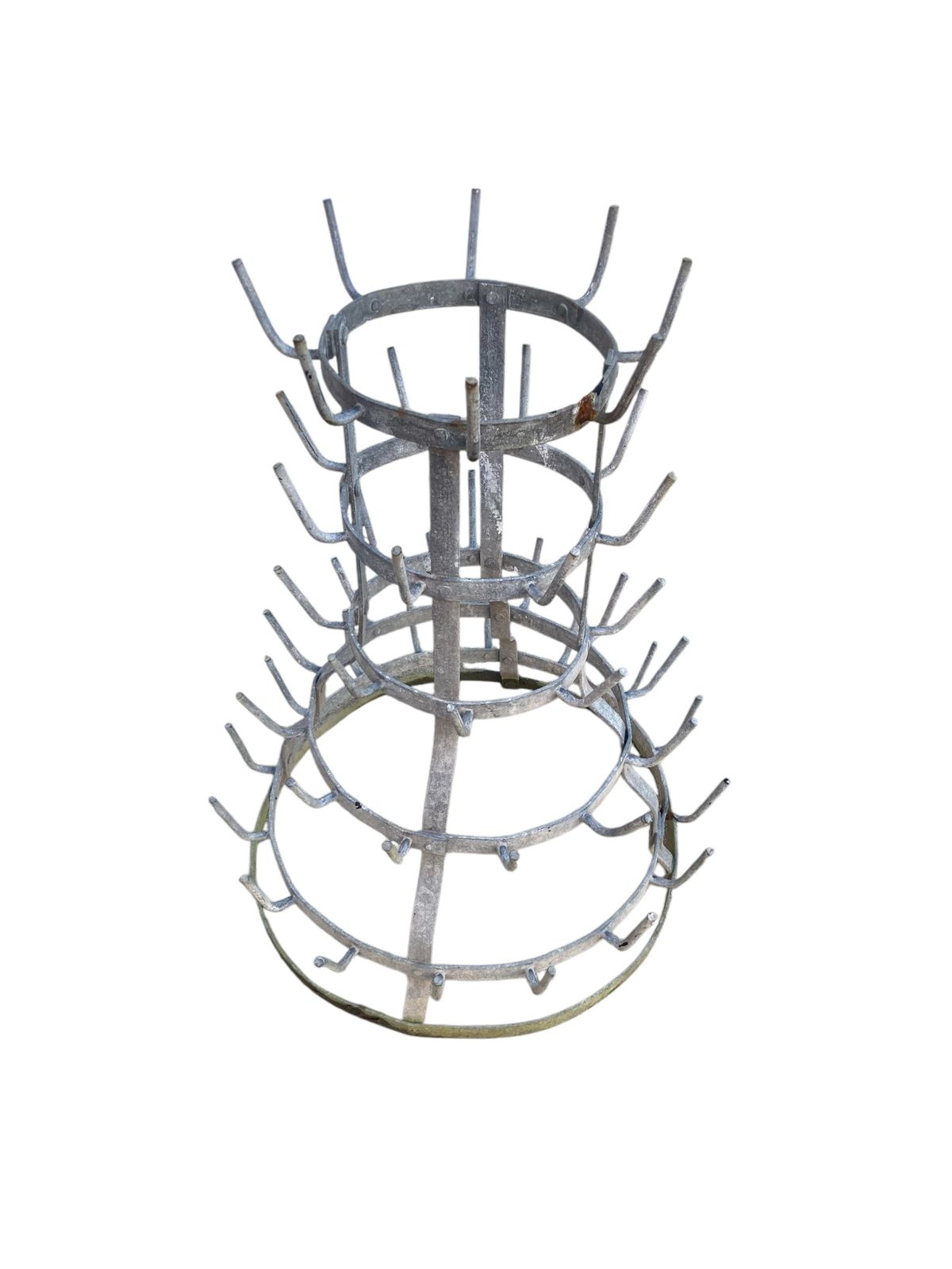 French 52 Peg Bottle Dryer Garden Sculpture