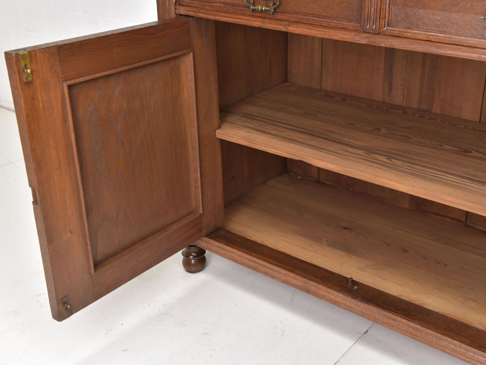 Antique! Chest Of Drawers Restored Solid Oak Wilhelminian Style Cabinet Sideboard photo Furniture