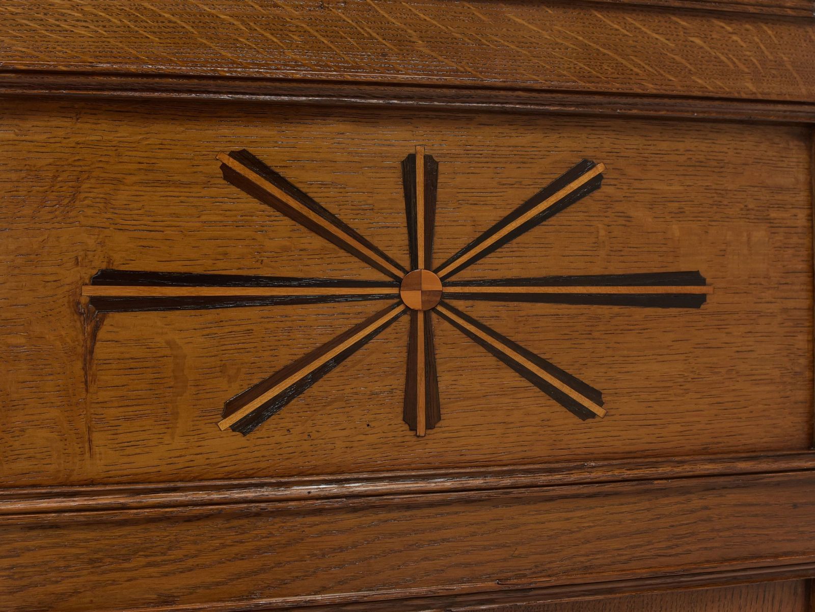 Hallway Cupboard Restored Biedermeier Oak Wardrobe Hall Cupboard photo vintage