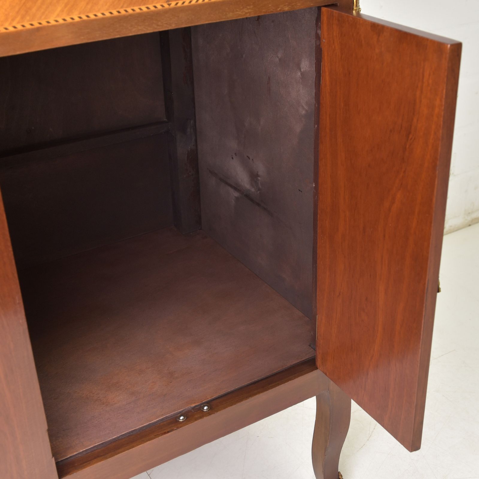 Phono Cabinet Restored Art Deco Circa 1935 Mahogany Chest Of Drawers Small photo 753.0