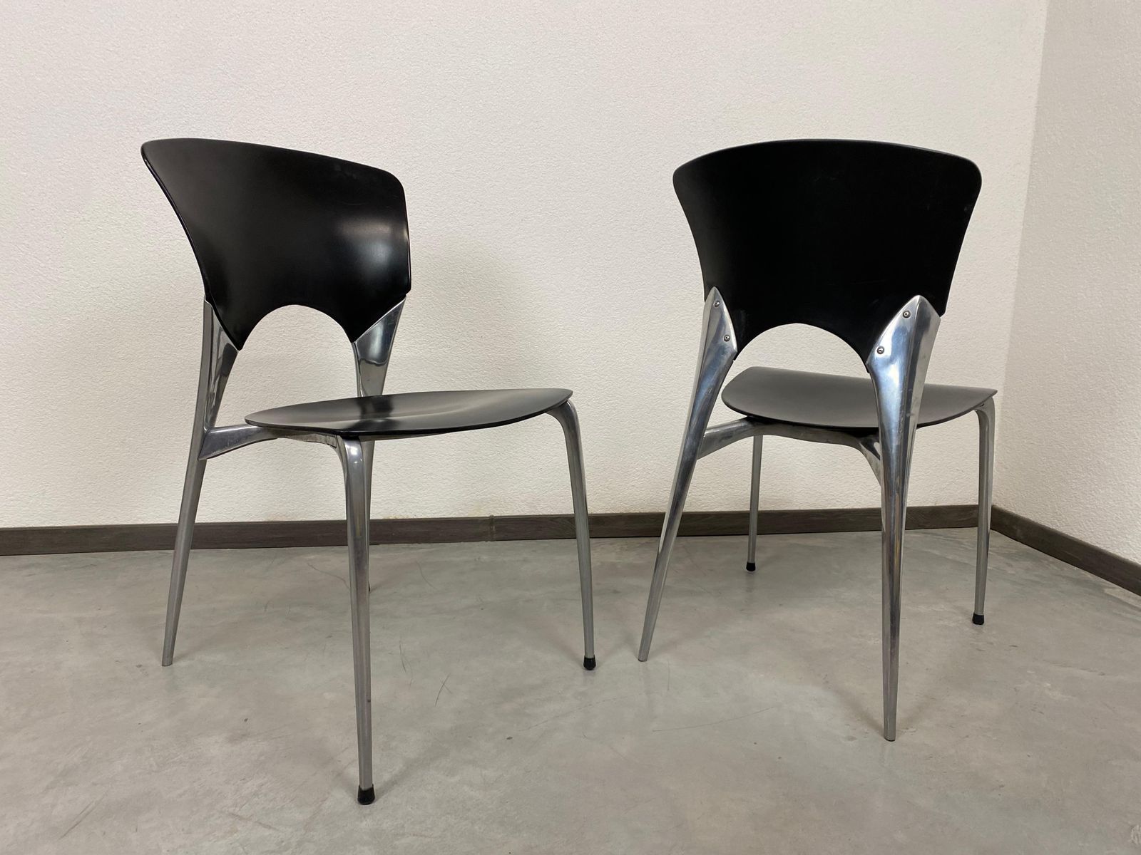 Set Of Four Silla Dining Chairs By Joseph Llusca For Driade photo Furniture