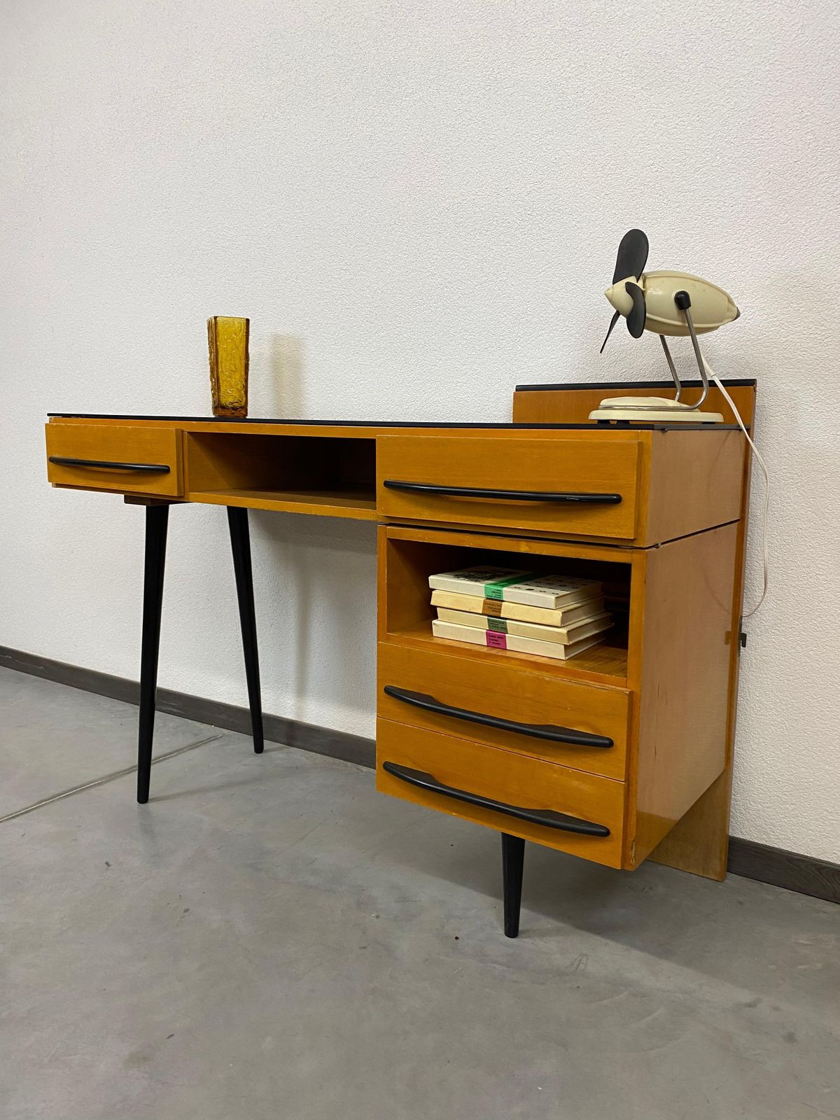 Writing Desk With Cabinet By Mojmír Požár For Up Závody Bučovice photo Furniture