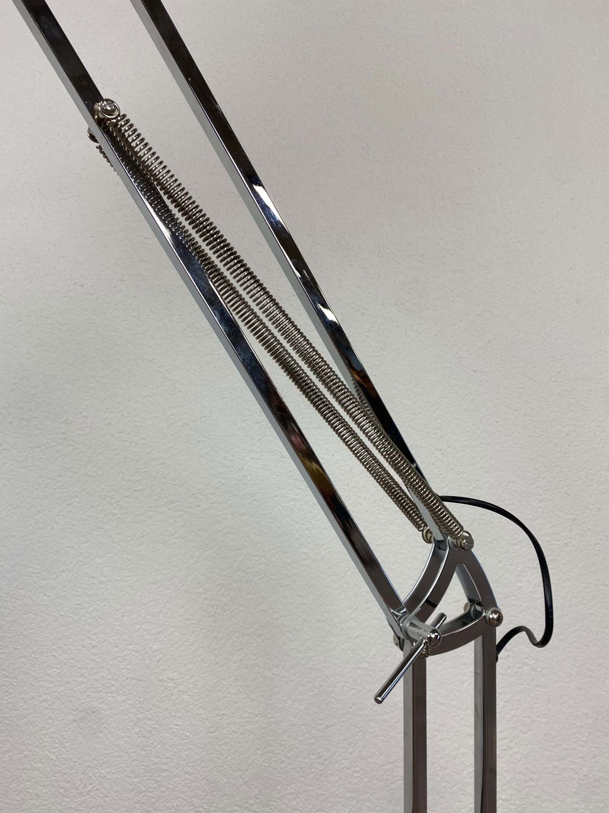 Floor Chrome Lamp In Industrial Style photo 1539.0