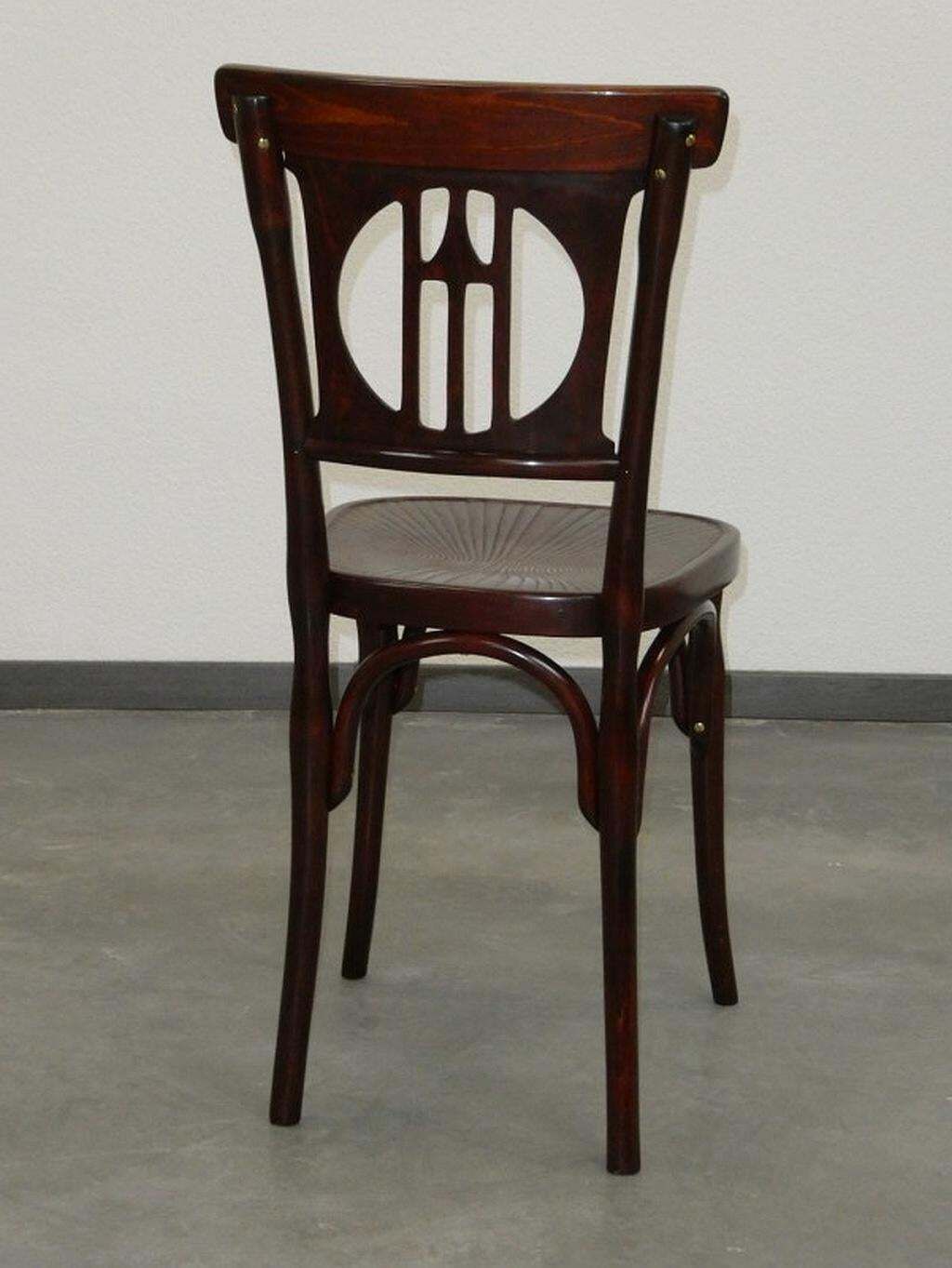 Secession Dining Chair No.219 By Koloman Moser For J&J Kohn photo Furniture
