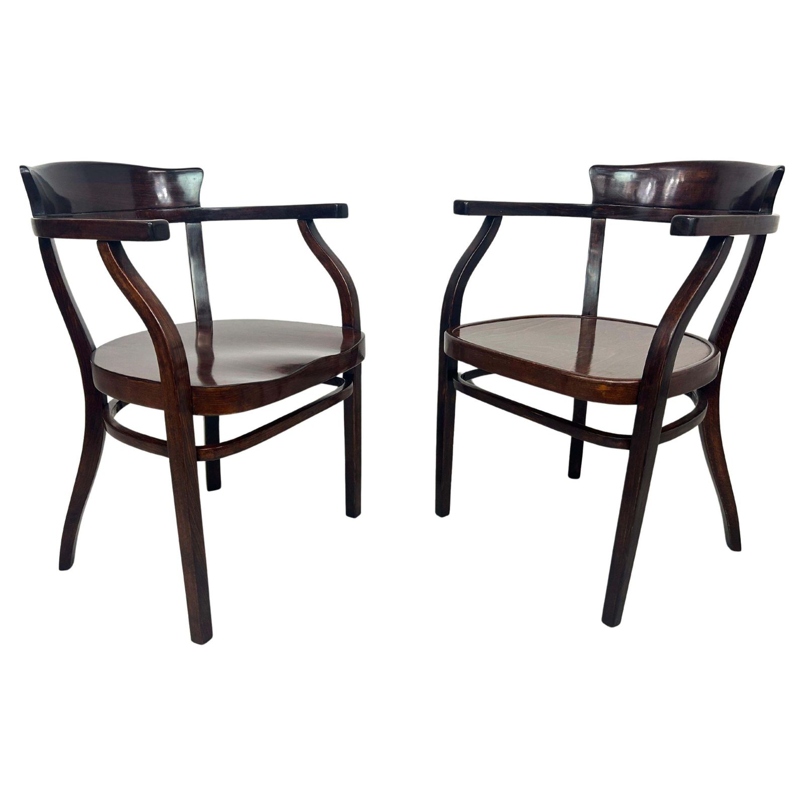 Office Chairs No.6048 And No.6148 By Otto Wagner For Thonet