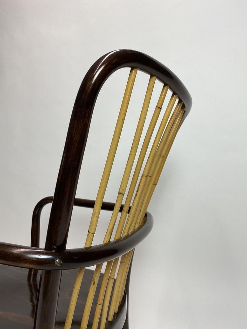 Pair Of Armchairs Model A413f By Josef Frank For Thonet Mundus photo vinterior