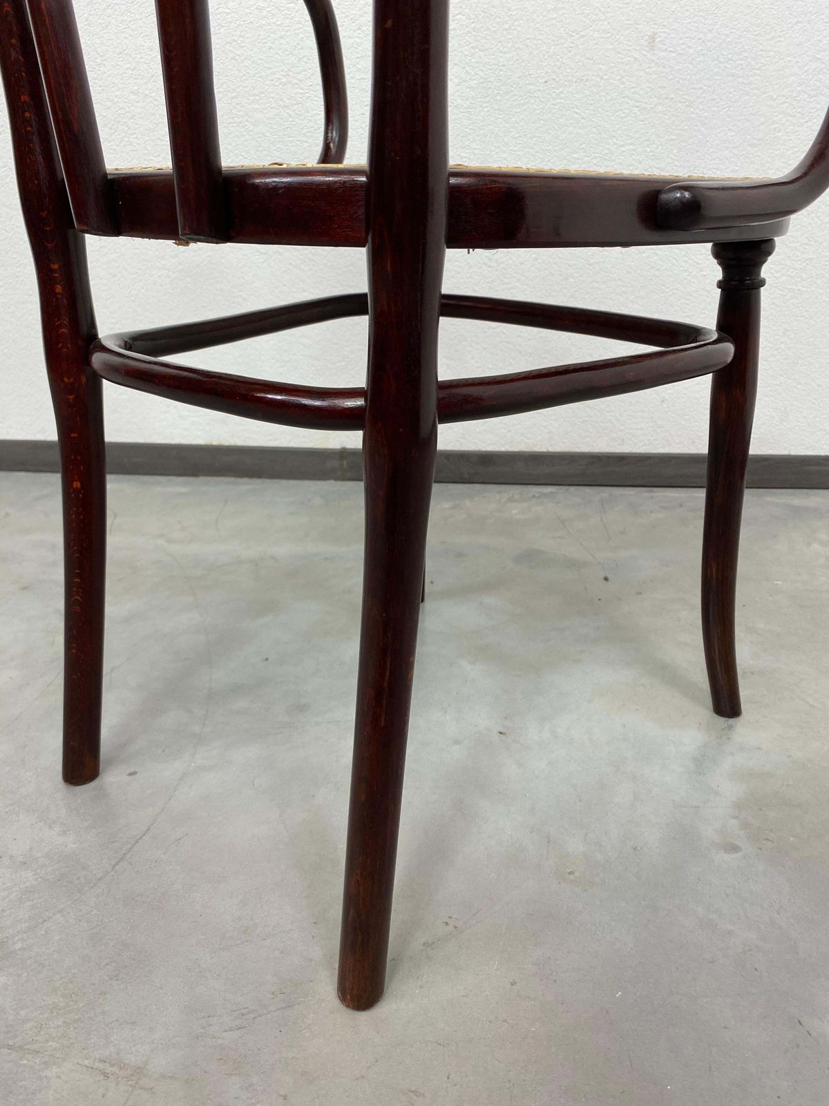 Furniture Thonet Office Chair With Rattan Seat photo