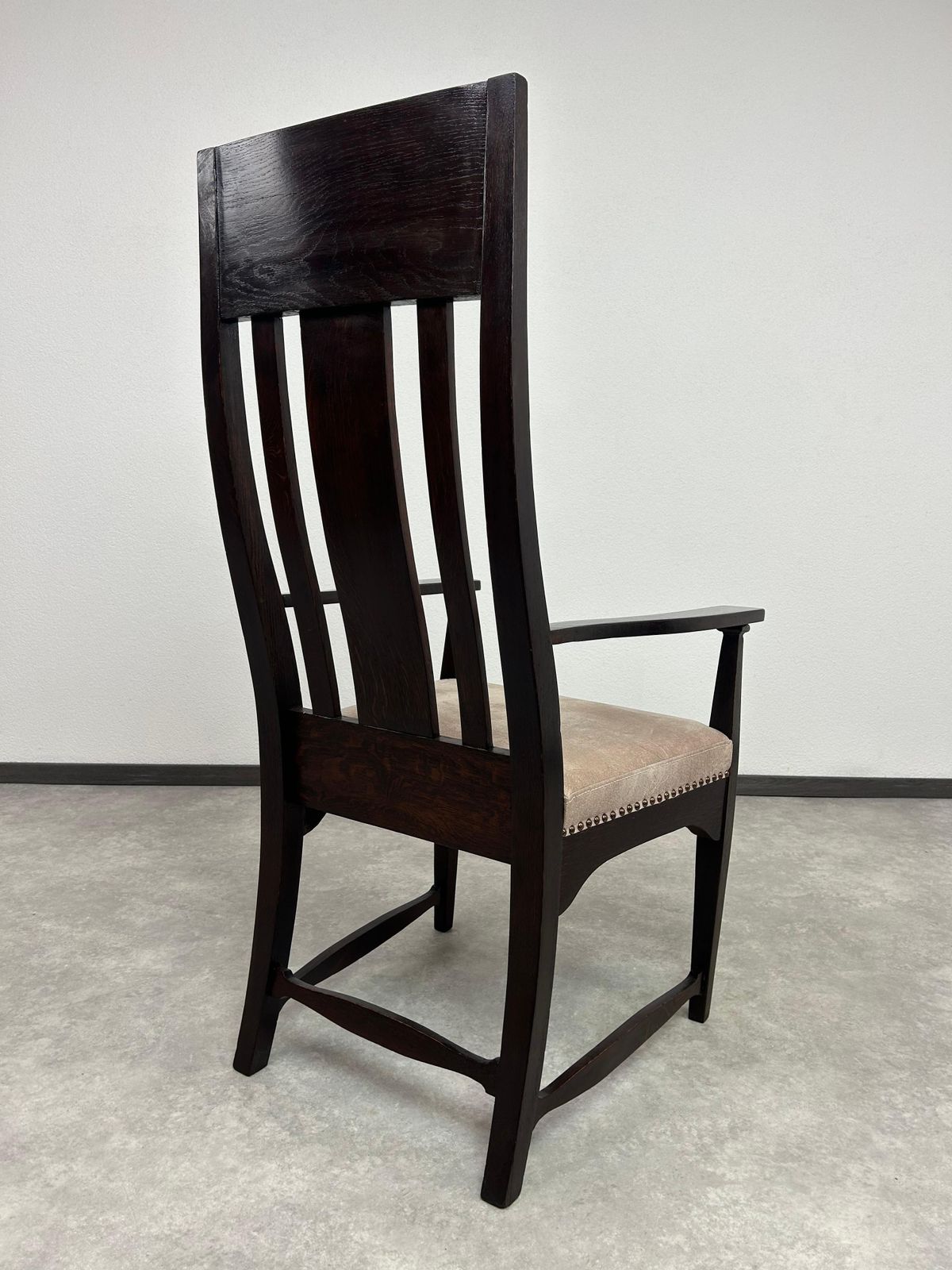 photo furniture Art Deco Office Chair In Style Of Charles Rennie Mackintosh